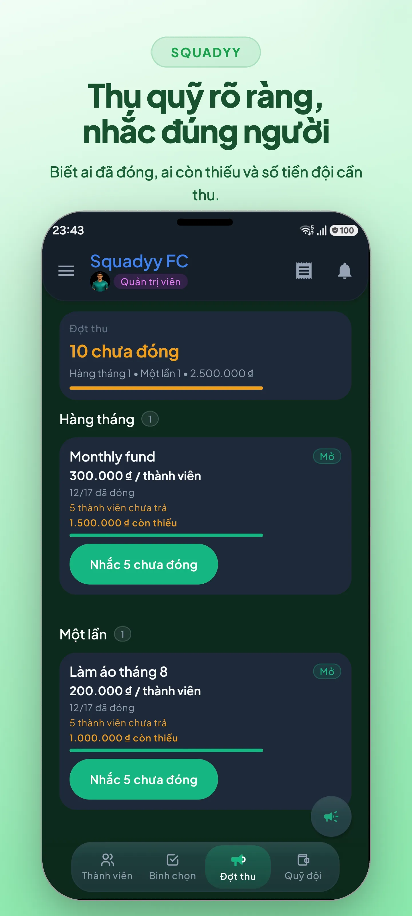 Quản lý quỹ